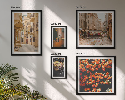Tableau de décoration murale Des rues charmantes aux saveurs variées
