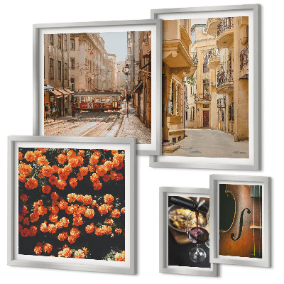 Tableau de décoration murale Des rues charmantes aux saveurs variées