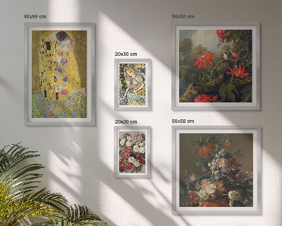 Ensemble de 5 tableaux Compositions d'art floral