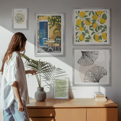 Tableau de décoration murale Motifs végétaux élégants