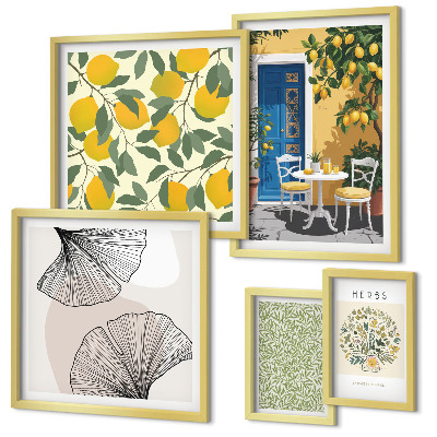 Tableau de décoration murale Motifs végétaux élégants