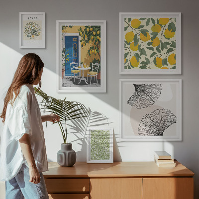 Tableau de décoration murale Motifs végétaux élégants