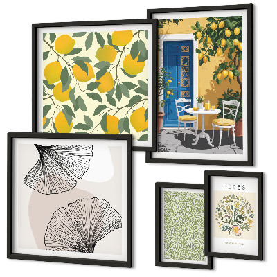 Tableau de décoration murale Motifs végétaux élégants