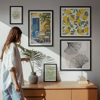 Tableau de décoration murale Motifs végétaux élégants