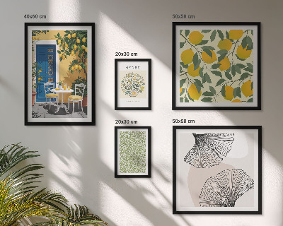 Tableau de décoration murale Motifs végétaux élégants