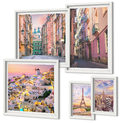 Tableau de décoration murale Villes charmantes d'Europe