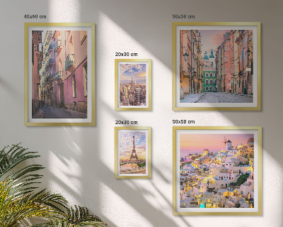Tableau de décoration murale Villes charmantes d'Europe