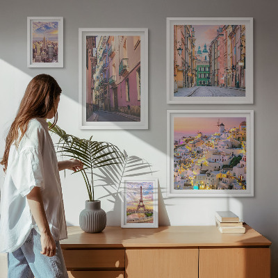 Tableau de décoration murale Villes charmantes d'Europe