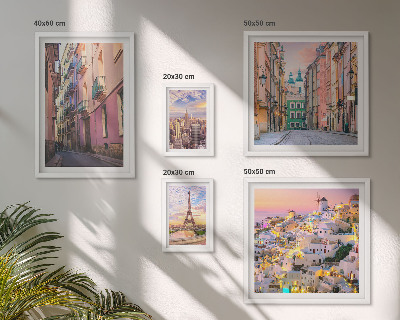 Tableau de décoration murale Villes charmantes d'Europe