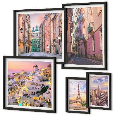 Tableau de décoration murale Villes charmantes d'Europe