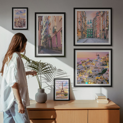 Tableau de décoration murale Villes charmantes d'Europe