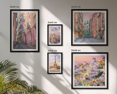 Tableau de décoration murale Villes charmantes d'Europe