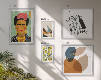 Tableau de décoration murale Portraits abstraits de style bohème