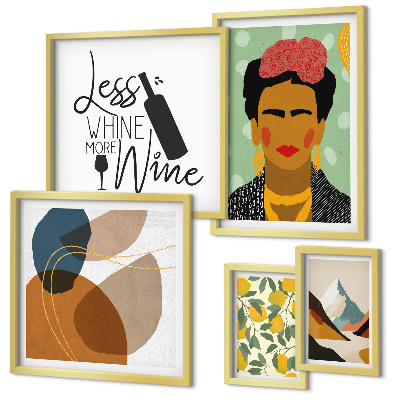 Tableau de décoration murale Portraits abstraits de style bohème