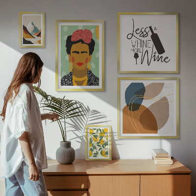 Tableau de décoration murale Portraits abstraits de style bohème