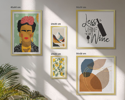 Tableau de décoration murale Portraits abstraits de style bohème