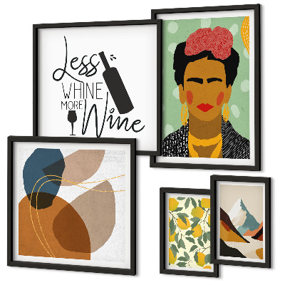 Tableau de décoration murale Portraits abstraits de style bohème