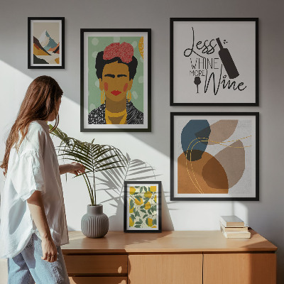 Tableau de décoration murale Portraits abstraits de style bohème
