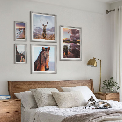 Ensemble de 5 tableaux La beauté naturelle des paysages