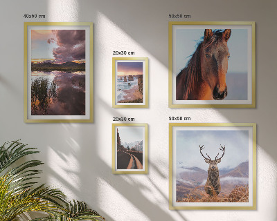 Ensemble de 5 tableaux La beauté naturelle des paysages