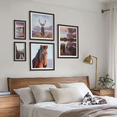 Ensemble de 5 tableaux La beauté naturelle des paysages