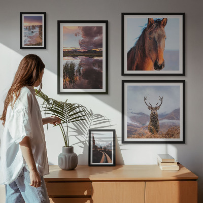 Ensemble de 5 tableaux La beauté naturelle des paysages