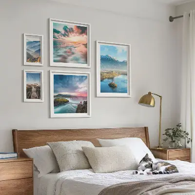 Tableau de décoration murale paysages de montagne et cascades