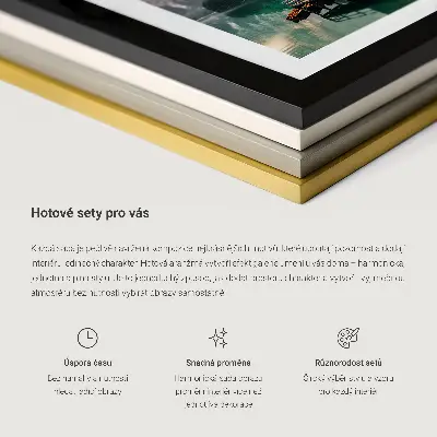 Tableau de décoration murale paysages de montagne et cascades