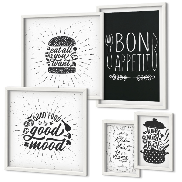 Tableau de décoration murale Inspirations culinaires