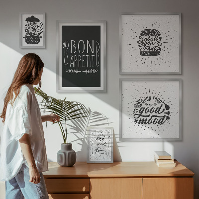 Tableau de décoration murale Inspirations culinaires
