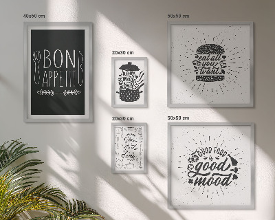 Tableau de décoration murale Inspirations culinaires