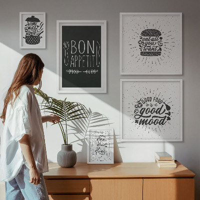 Tableau de décoration murale Inspirations culinaires