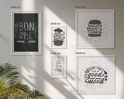 Tableau de décoration murale Inspirations culinaires