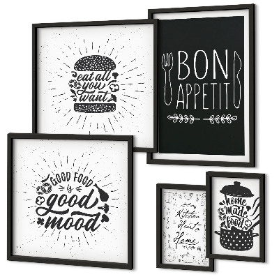Tableau de décoration murale Inspirations culinaires