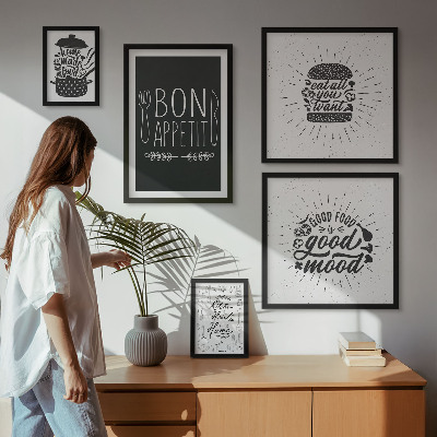 Tableau de décoration murale Inspirations culinaires