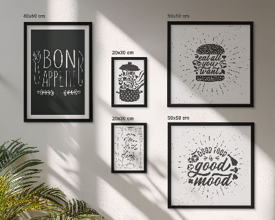Tableau de décoration murale Inspirations culinaires