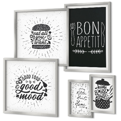 Tableau de décoration murale Inspirations culinaires