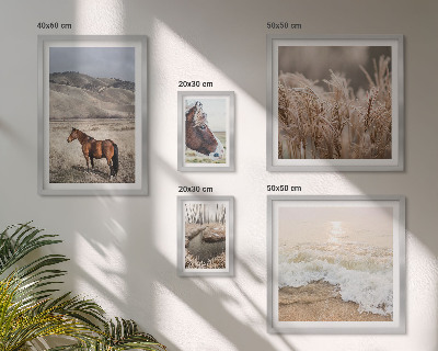 Tableau de décoration murale Paysages avec chevaux et eau