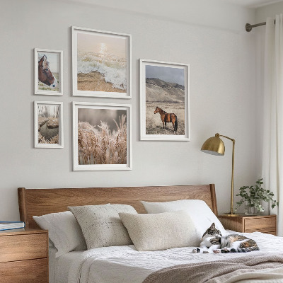 Tableau de décoration murale Paysages avec chevaux et eau