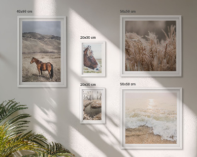 Tableau de décoration murale Paysages avec chevaux et eau