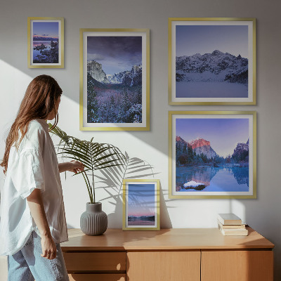 Tableau de décoration murale Lacs de montagne, forêts, paysages