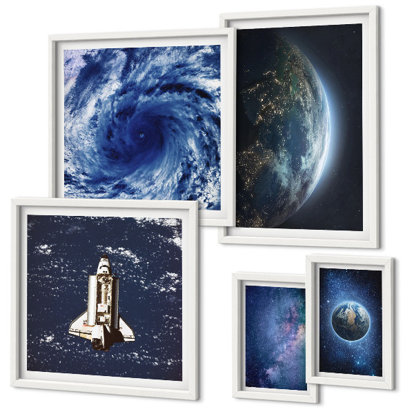 Tableau de décoration murale Les paysages cosmiques de la Terre