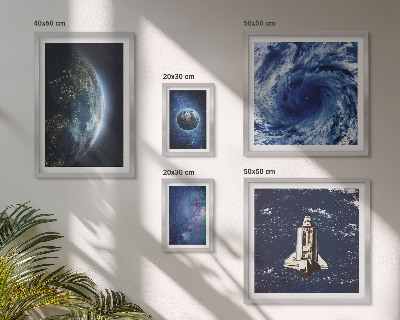 Tableau de décoration murale Les paysages cosmiques de la Terre