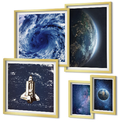 Tableau de décoration murale Les paysages cosmiques de la Terre