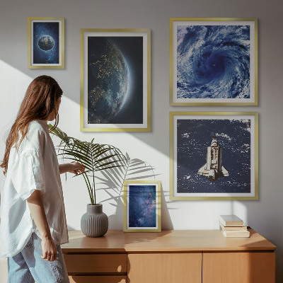 Tableau de décoration murale Les paysages cosmiques de la Terre
