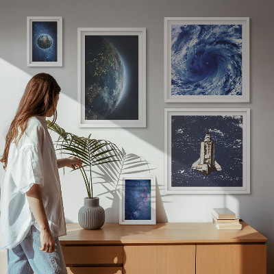 Tableau de décoration murale Les paysages cosmiques de la Terre
