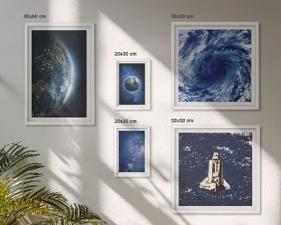 Tableau de décoration murale Les paysages cosmiques de la Terre