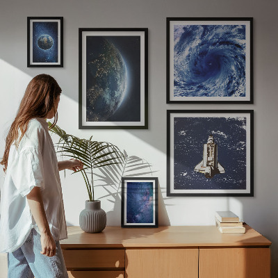 Tableau de décoration murale Les paysages cosmiques de la Terre