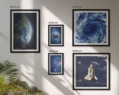 Tableau de décoration murale Les paysages cosmiques de la Terre