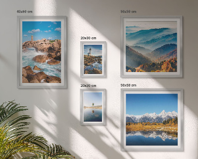 Tableau de décoration murale Montagnes naturelles, phares maritimes
